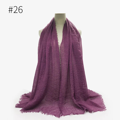 Crinkle Cotton Scarf