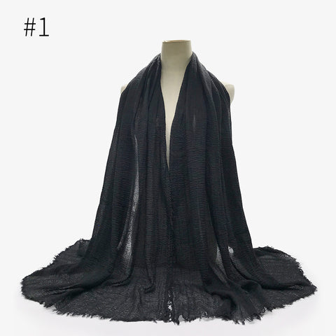 Crinkle Cotton Scarf