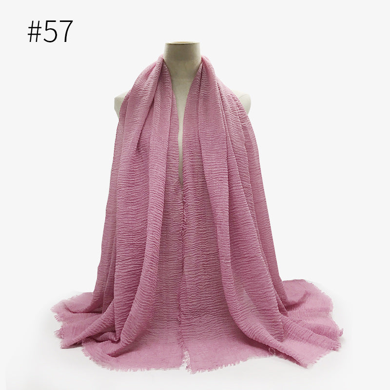 Crinkle Cotton Scarf