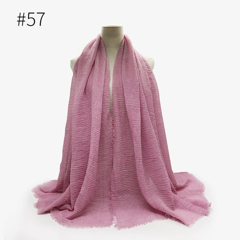 Crinkle Cotton Scarf