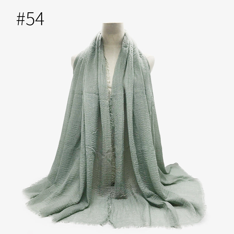 Crinkle Cotton Scarf