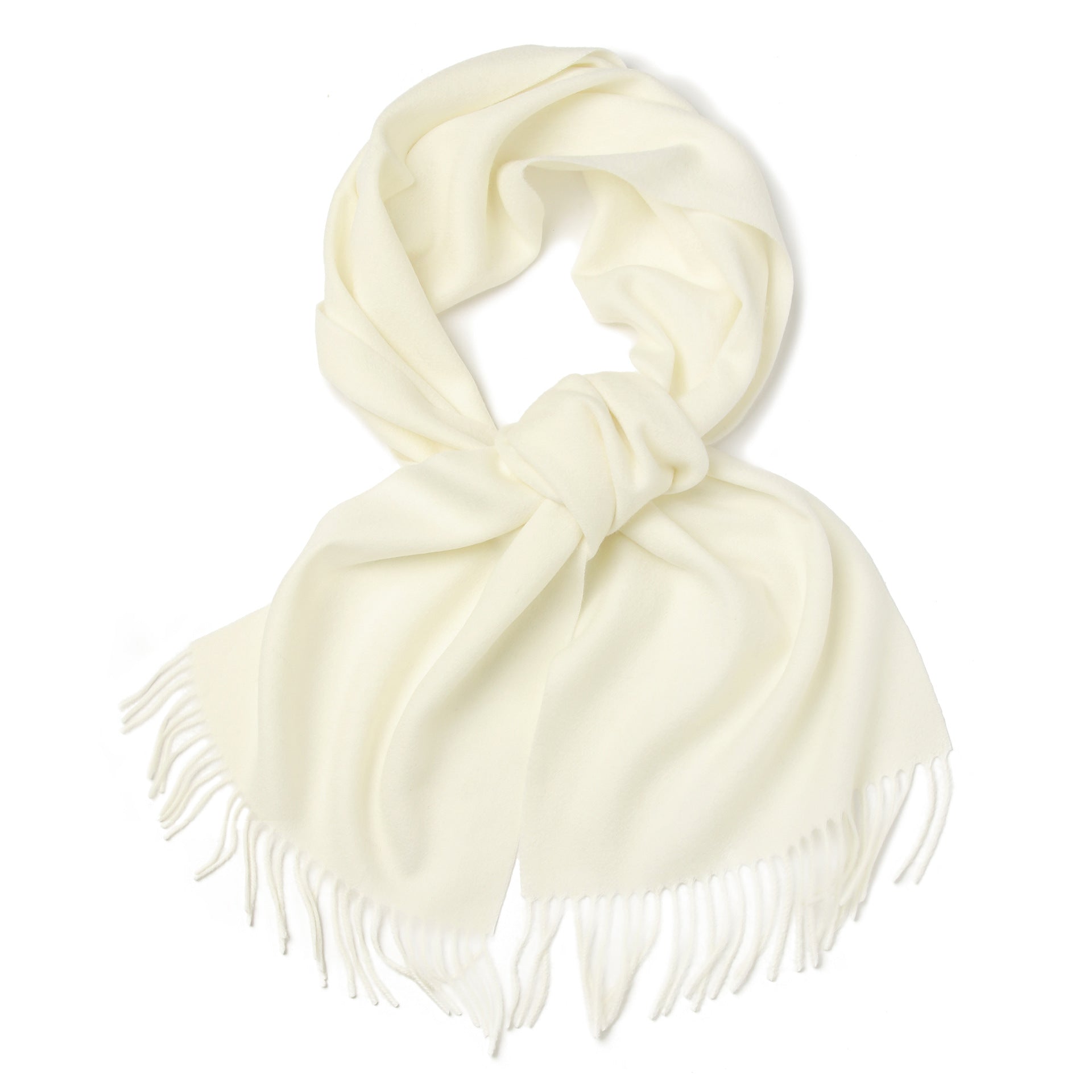 Inner Mongolia Full Wool Shawl Scarf Women's Plain Wool Scarf