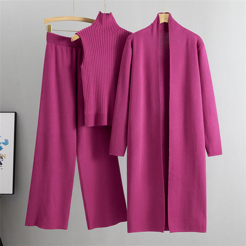 3pcs  Knitted Suits