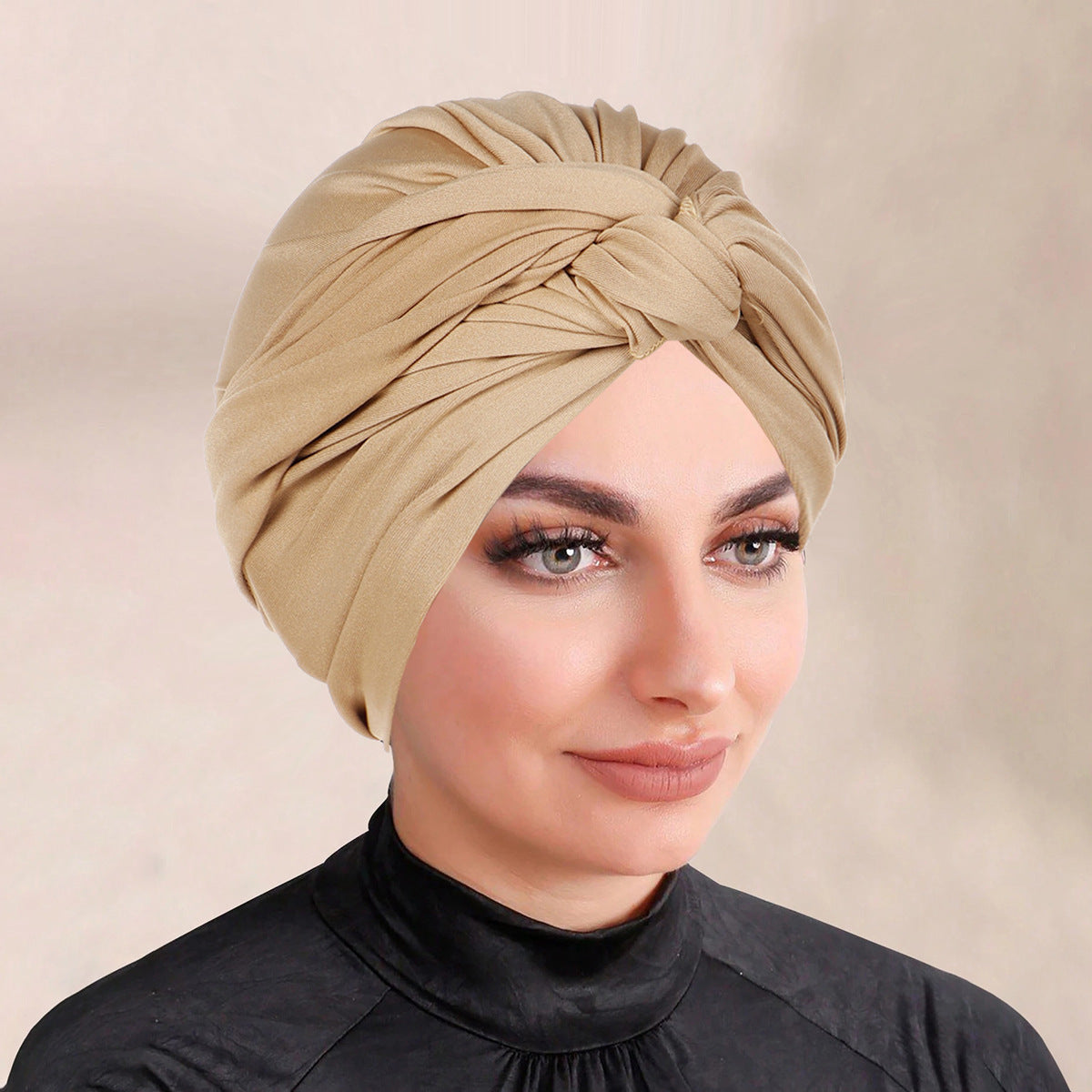 Solid-color Hijab Headscarf - Turban