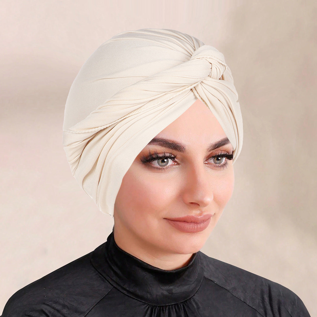 Solid-color Hijab Headscarf - Turban
