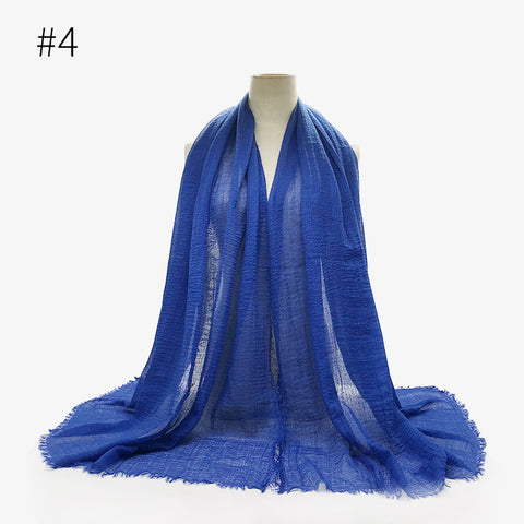Crinkle Cotton Scarf