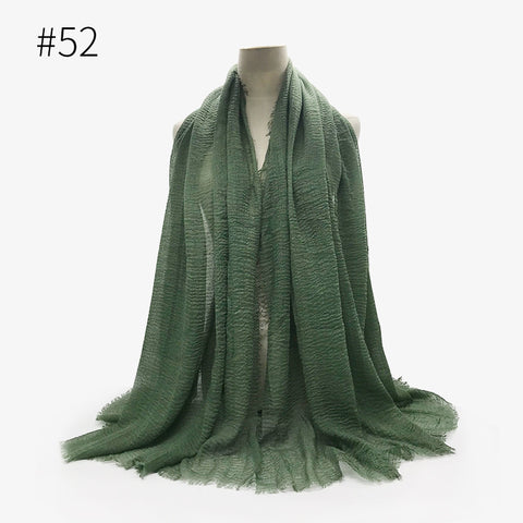 Crinkle Cotton Scarf
