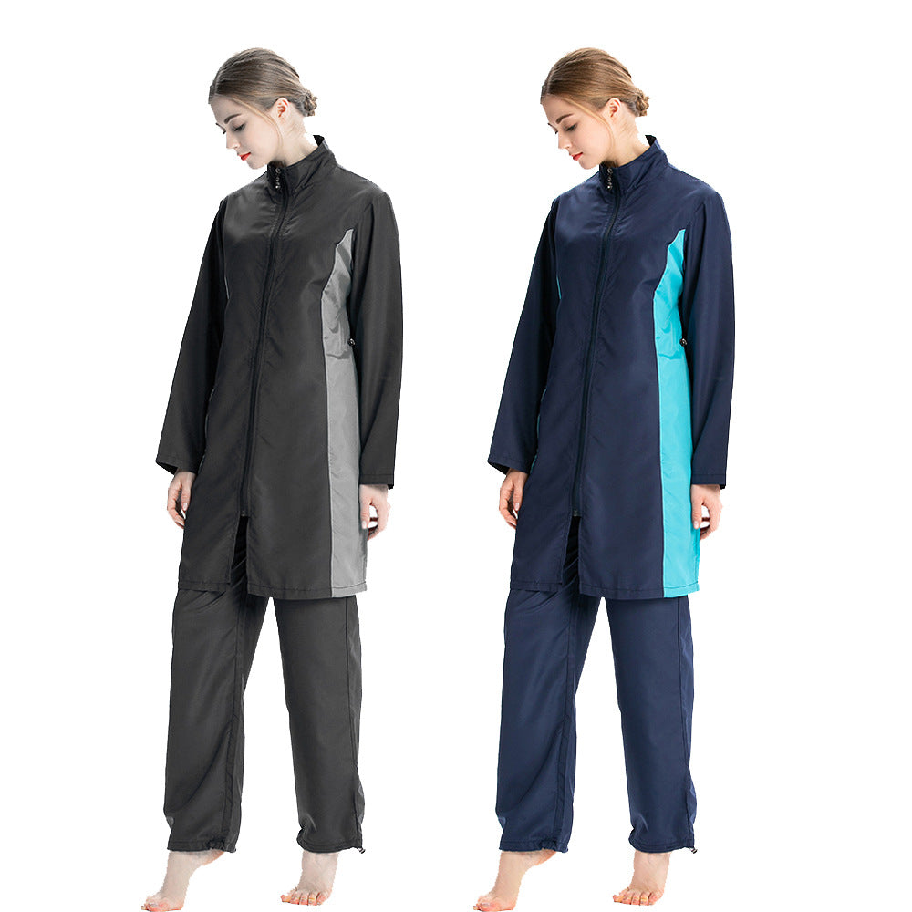 Three-Piece Modest Swimsuit