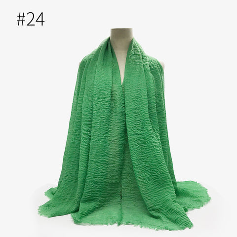 Crinkle Cotton Scarf