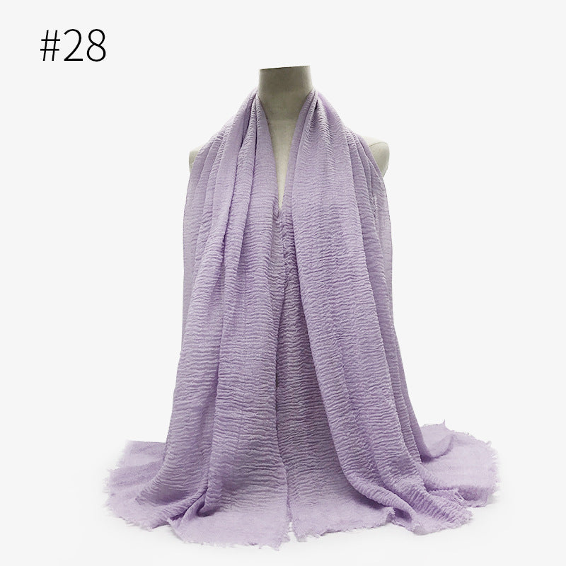 Crinkle Cotton Scarf