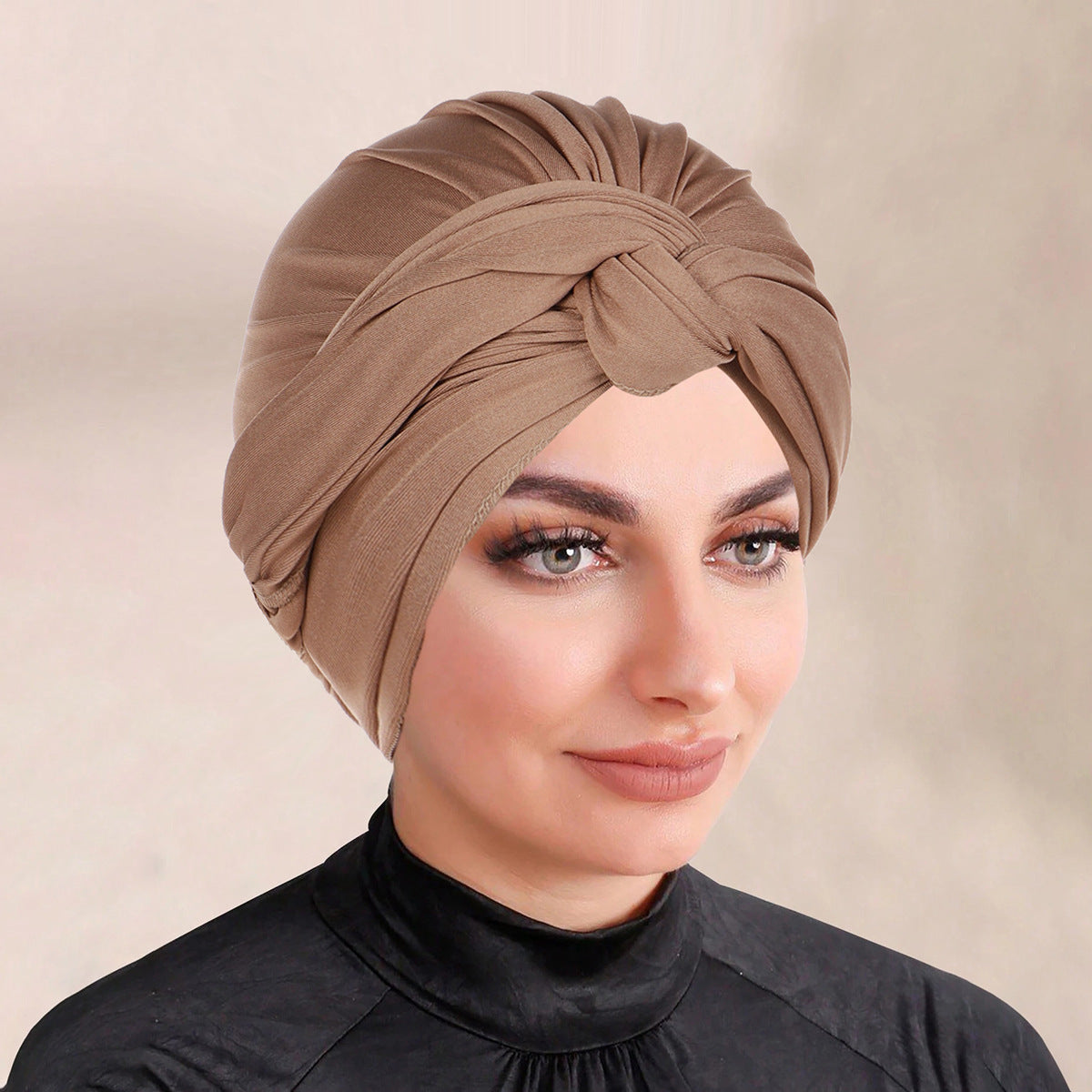 Solid-color Hijab Headscarf - Turban
