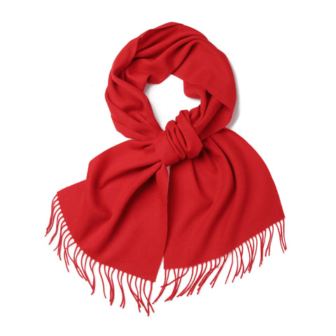 Inner Mongolia Full Wool Shawl Scarf Women's Plain Wool Scarf