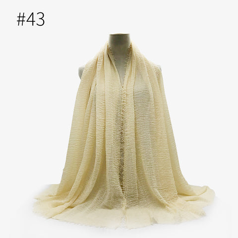 Crinkle Cotton Scarf