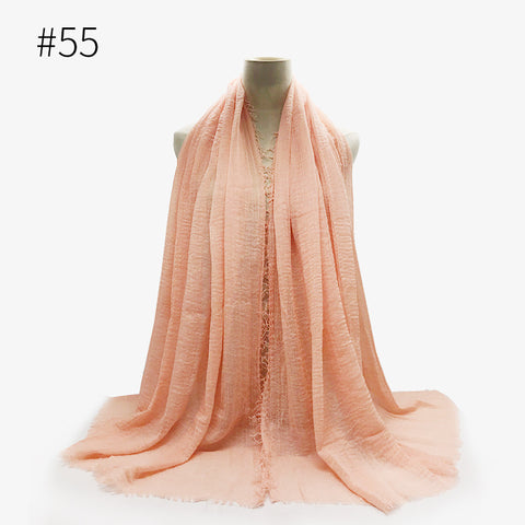 Crinkle Cotton Scarf
