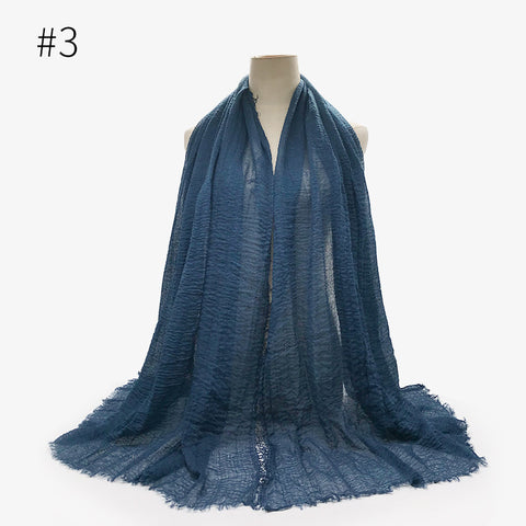 Crinkle Cotton Scarf