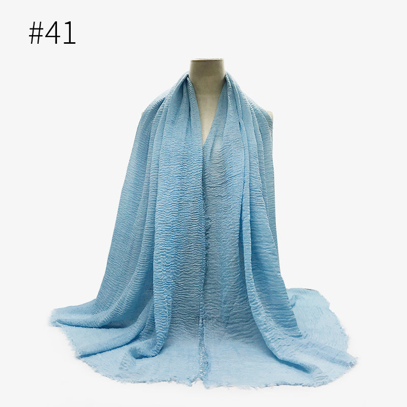 Crinkle Cotton Scarf