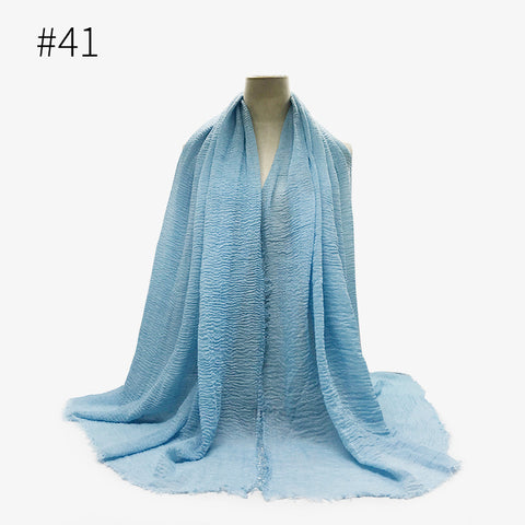 Crinkle Cotton Scarf
