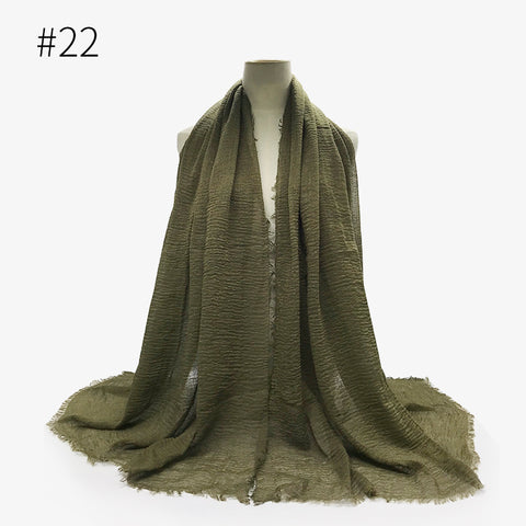 Crinkle Cotton Scarf