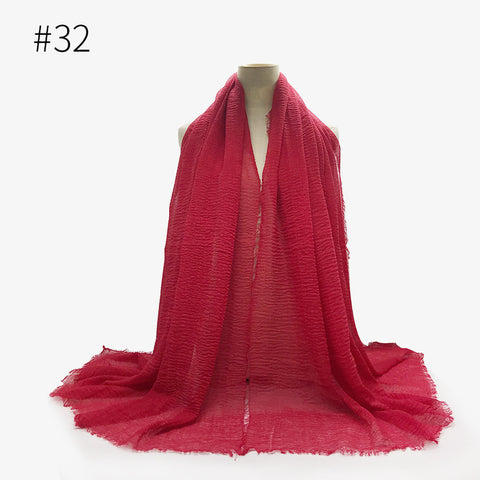 Crinkle Cotton Scarf