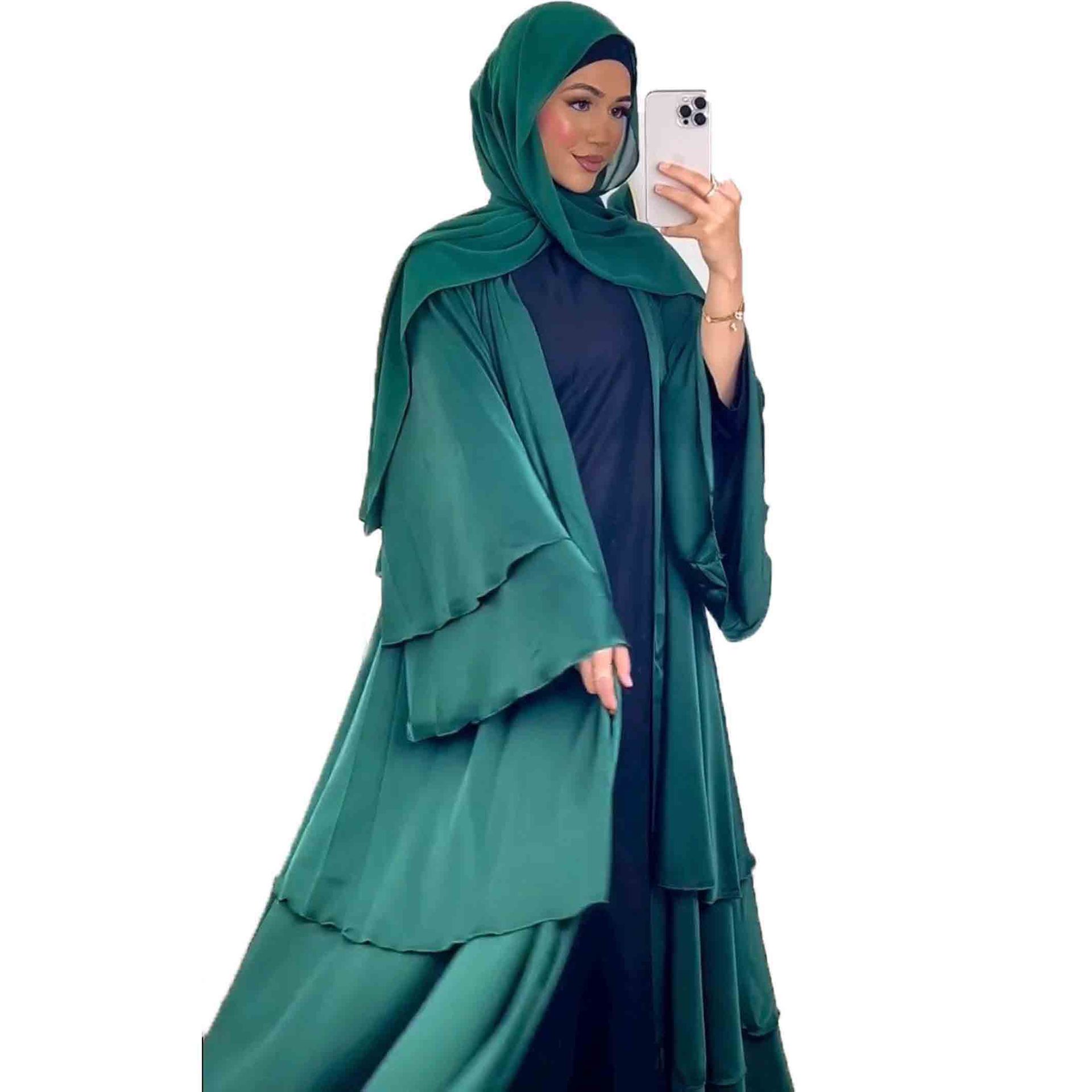 Ruffled Abaya