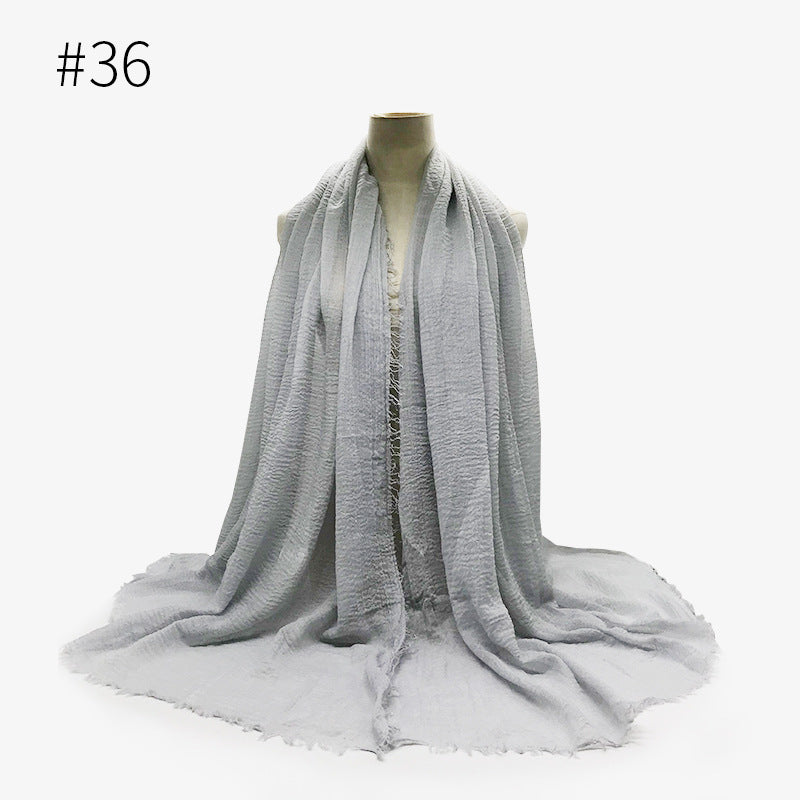 Crinkle Cotton Scarf