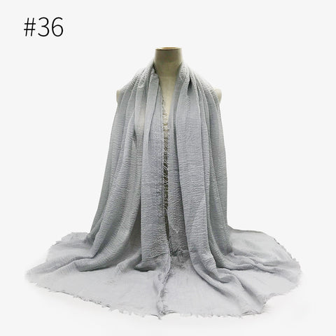 Crinkle Cotton Scarf