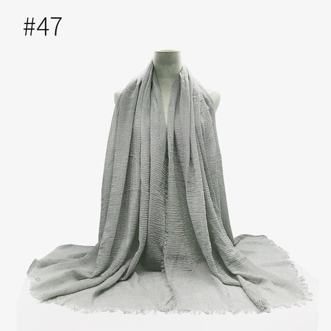 Crinkle Cotton Scarf