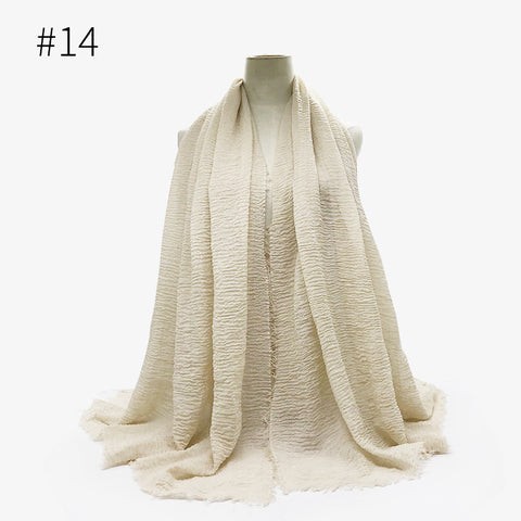 Crinkle Cotton Scarf