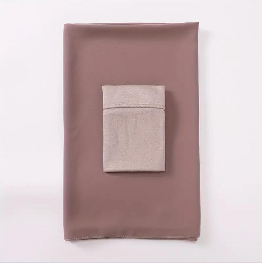 Womens Scarf And Base Cap Set With Middle Eastern-style Veil