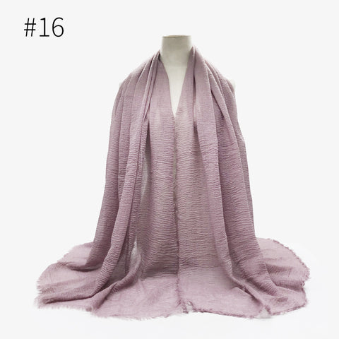Crinkle Cotton Scarf