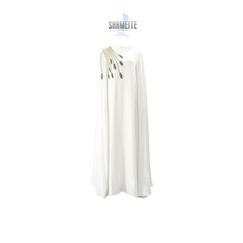 Abaya Embroidered Women's Robe Evening Gown