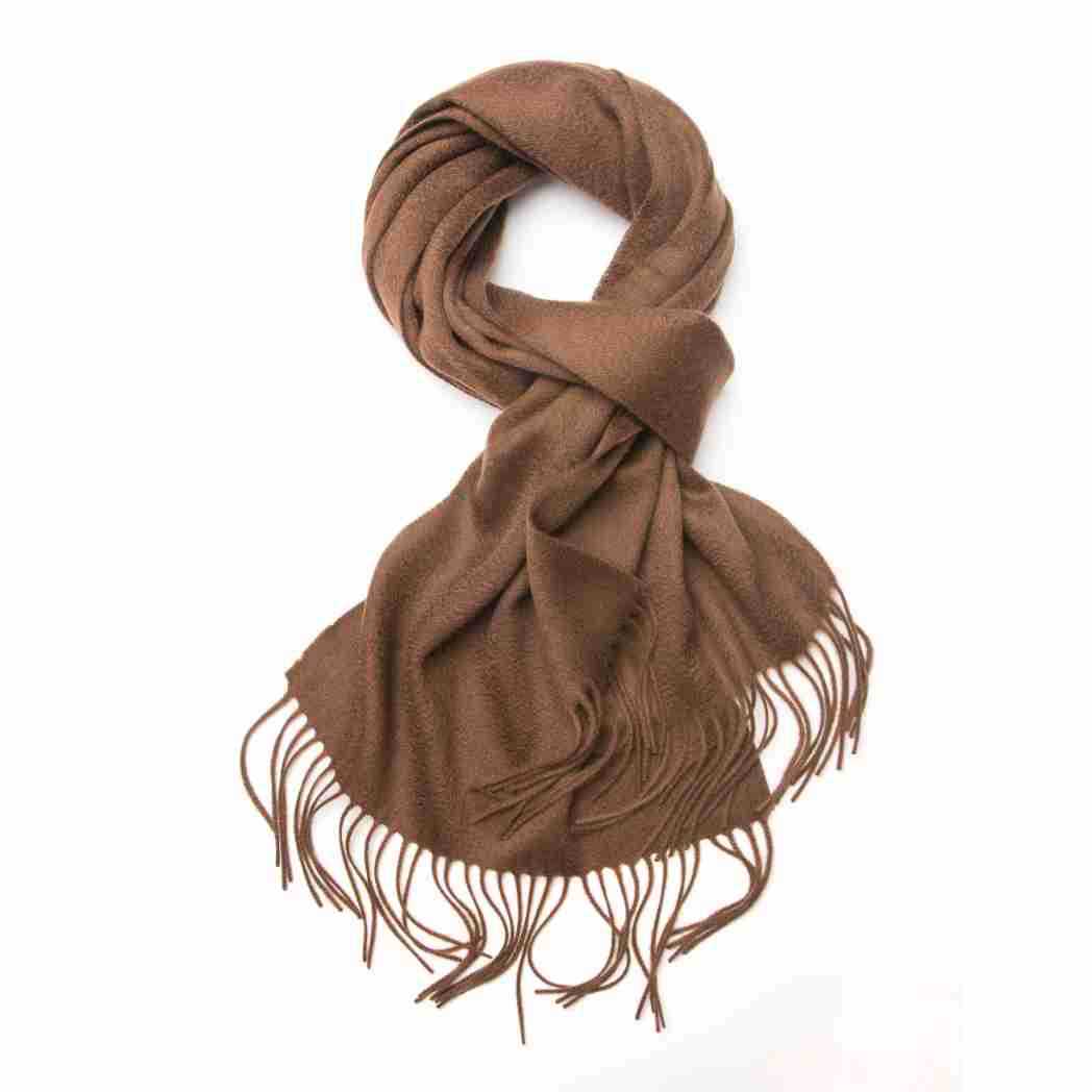 Inner Mongolia Full Wool Shawl Scarf Women's Plain Wool Scarf