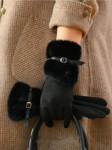 Gloves With A Fleece Lining For Extra Warmth And Insulation