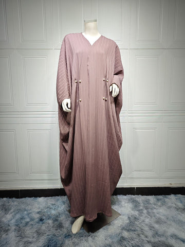 Striped Casual Abaya