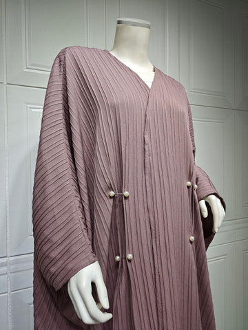 Striped Casual Abaya