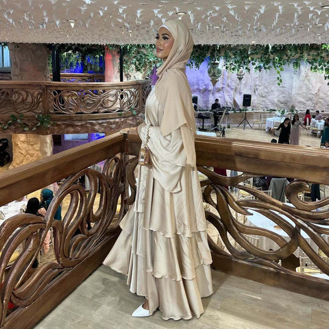 Ruffled Abaya