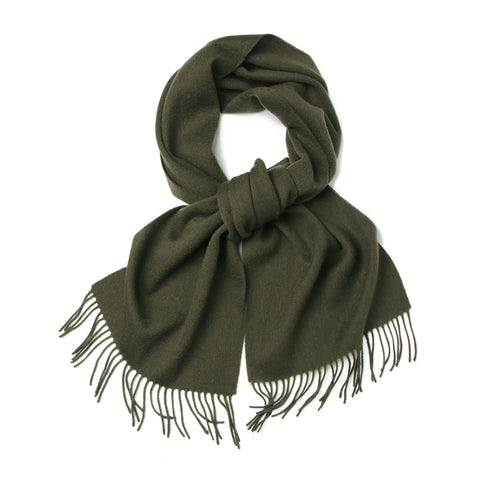 Inner Mongolia Full Wool Shawl Scarf Women's Plain Wool Scarf