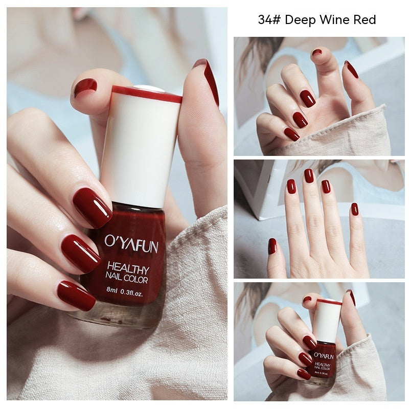 Nail Polish New Water-based Long-lasting Quick-drying Transparent
