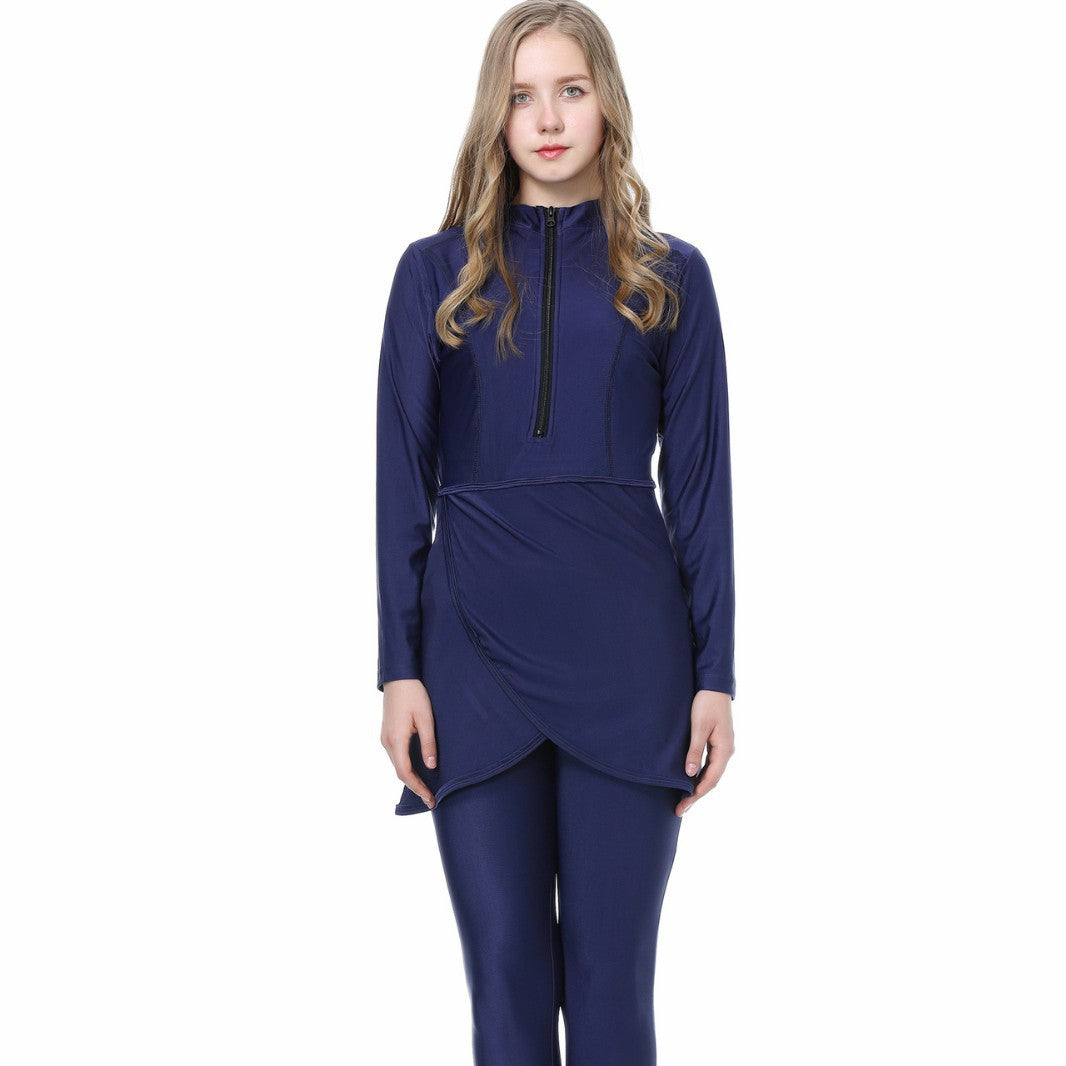 Full Coverage Three-Piece Islamic Swimsuit Set