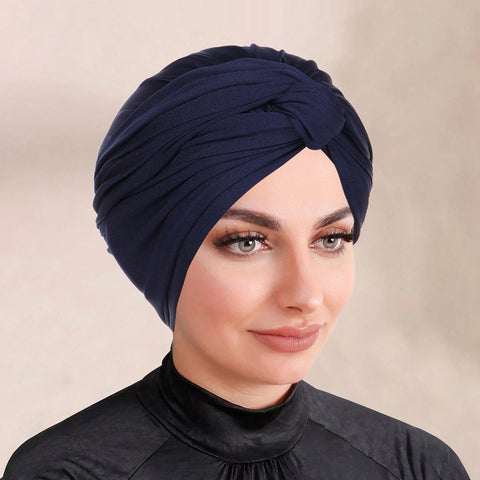 Solid-color Hijab Headscarf - Turban
